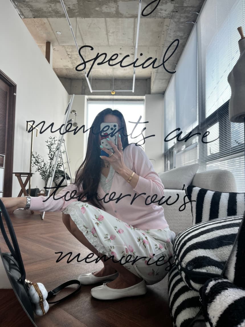 새로운 허리밴드 프린트 프릴 반신 스커트 상세 이미지 42