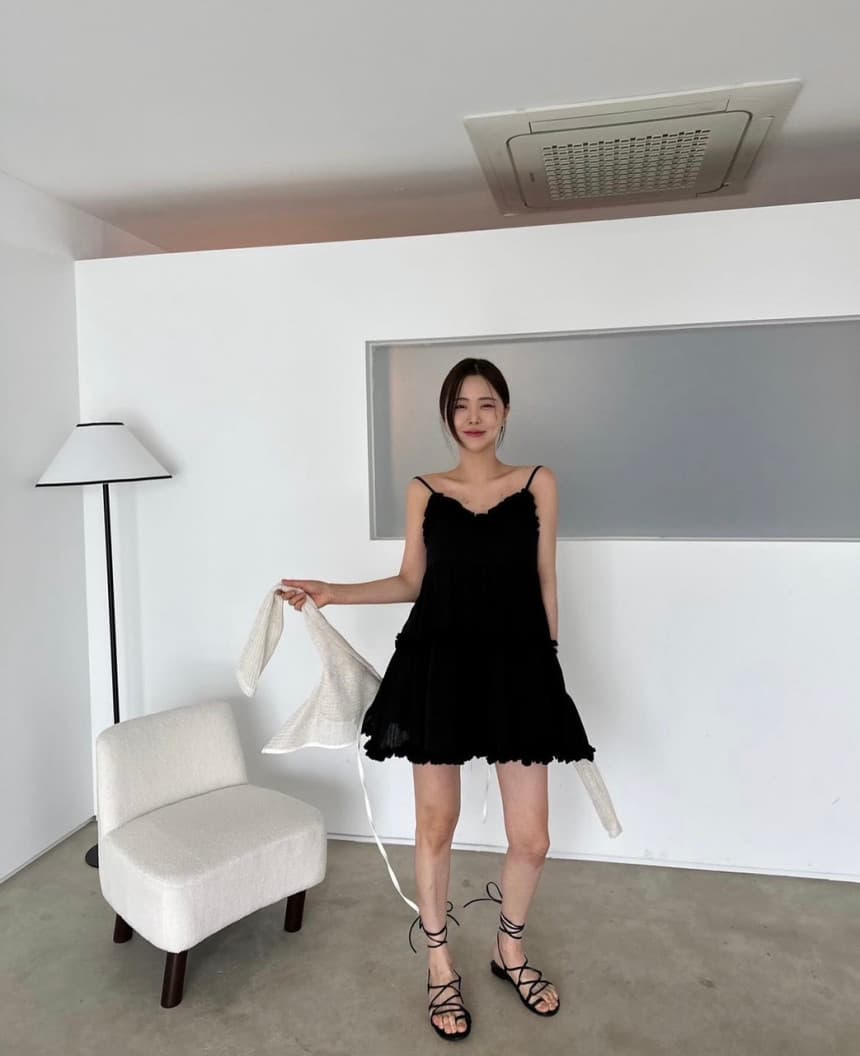 있음 선적 달콤함 작은 대중 디자인 레이스 슬림해 보이는 슬립 드레스 상세 이미지 4