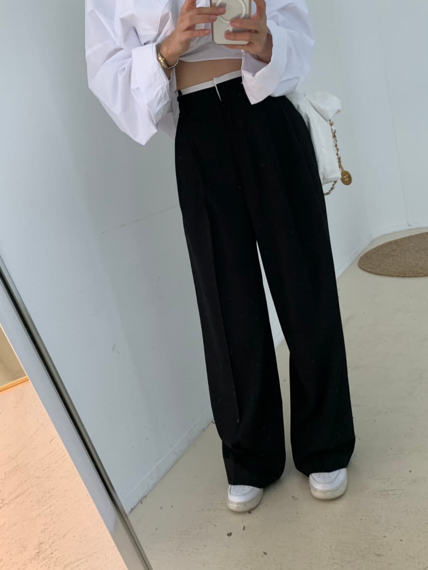 있음 선적 싱글 줄 버튼 불규칙 긴팔 여성 셔츠 상세 이미지 22