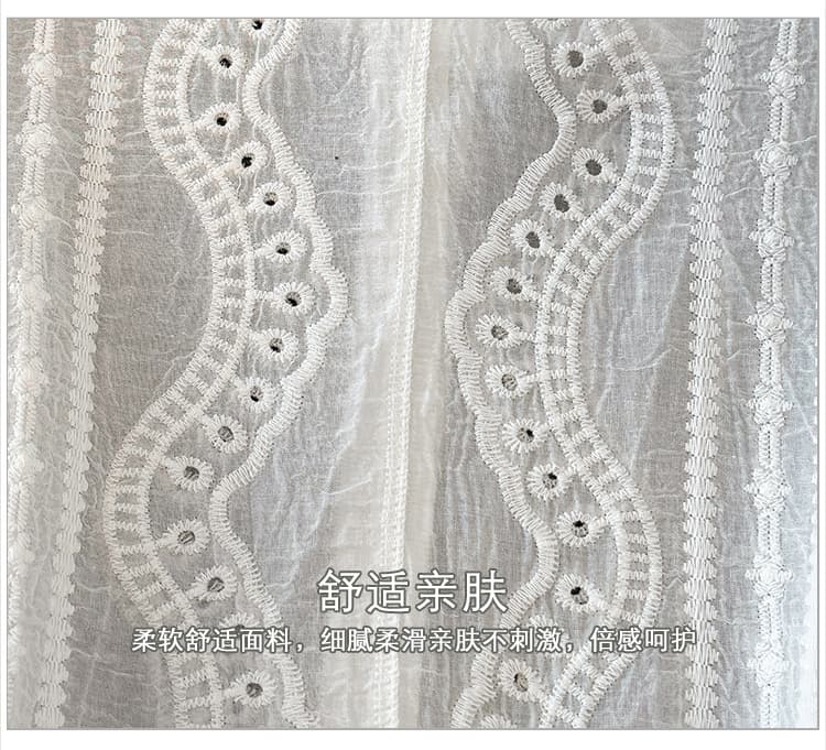 실사 2026 이른 가을 새로운 품격 연꽃 칼라 셔츠 자수 프랑스식 다용도 단색 거품 소매 맨위 여성 상세 이미지 7