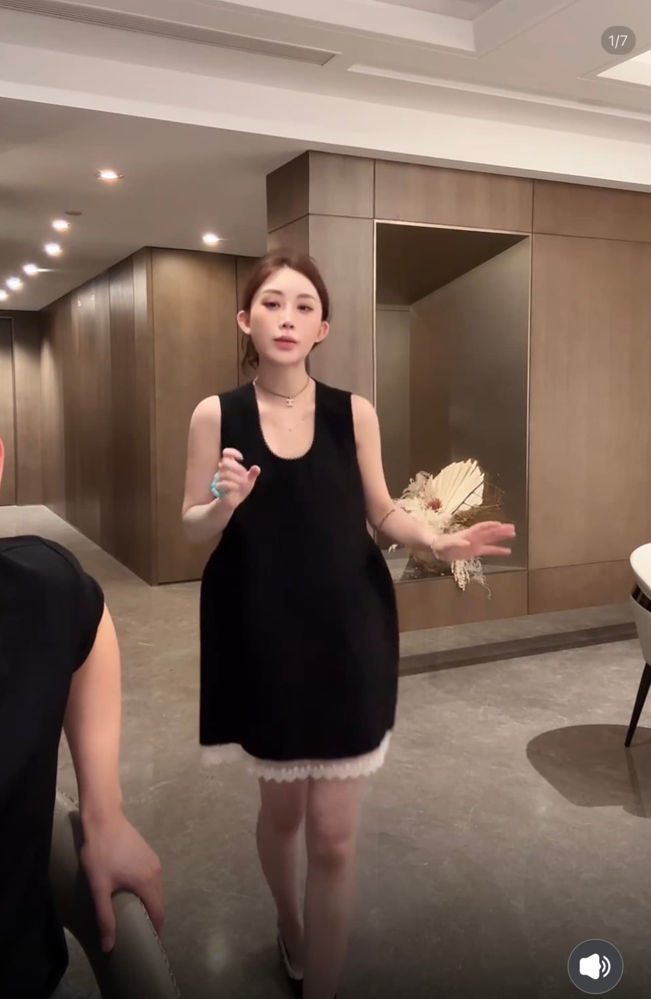 u 프랑스식 천 골드 레이스 조각 그는 벤 디자인 u 칼라 다용도 슬림해 보이는 드레스