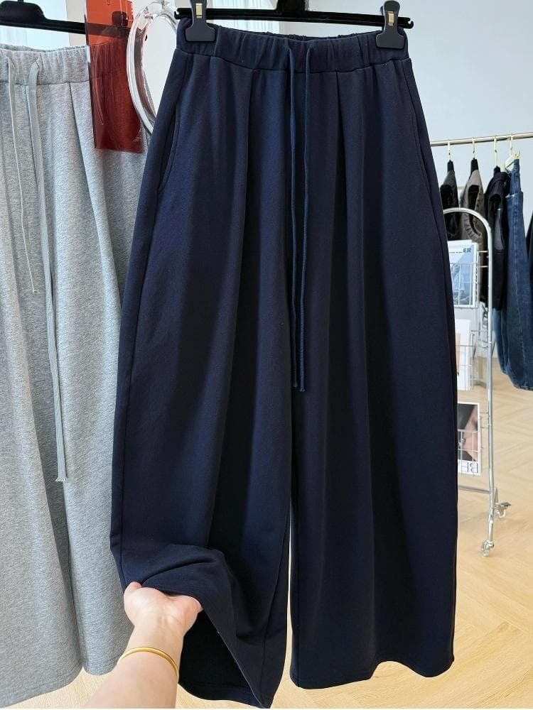 느긋한 바람 느슨함 센스 자이언트 잘 생긴 바지 아이들 가을 루즈핏 와이드 레그 팬츠 슬림해 보이는 캐주얼 바지 풍선 웨이 바지 긴 바지 상세 이미지 14