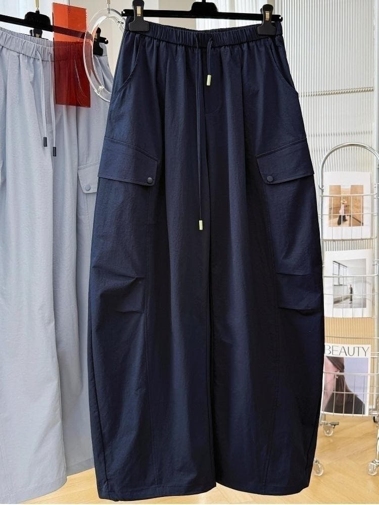 2026 새로운 한 부서 고유 한 Chic 자이언트 잘 생긴 ~ 중 워크웨어 캐주얼 바지 여성 봄 여름 얇은 스타일 바지 모통이 칼 바지 트렌디 이미지 3