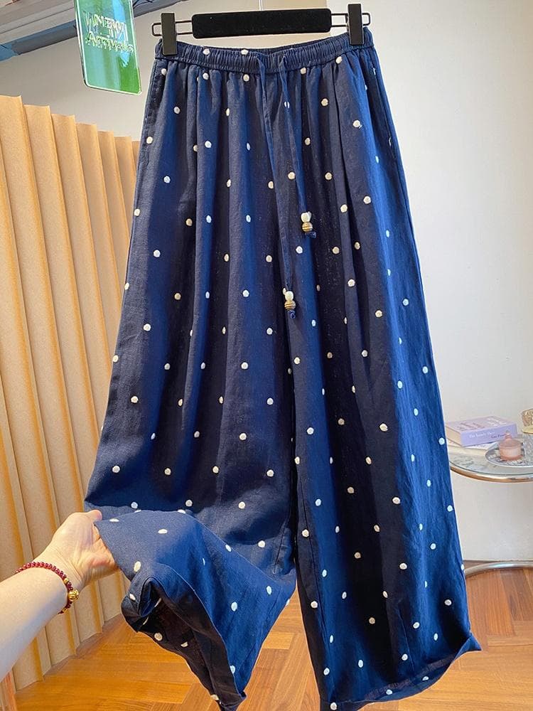 오래된 돈 바람 아마 바지 아이들 고급 2026 새로운 루즈핏 캐주얼 다용도 프로 피부 통기성 면 린넨 스트레이트 바지 상세 이미지 10