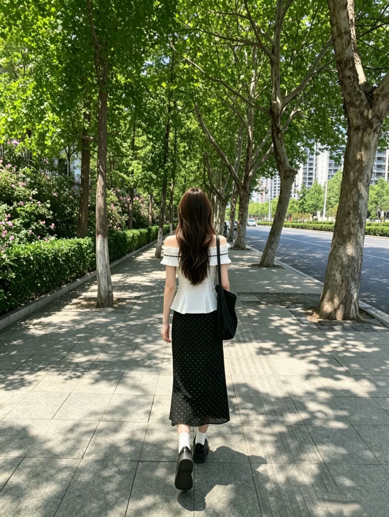2026 새로운 한 부서 ootd 착용 가져 가라. 에이즈 환자 치마 아이들 여름 화이트 티셔츠 타이트 스커트 롱 스커트 투피스 슈트 이미지 4