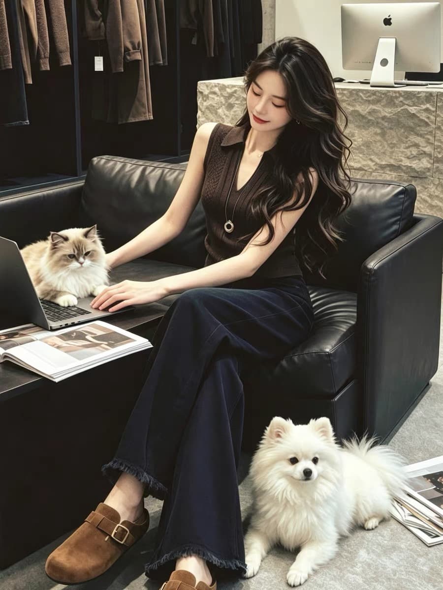 커피 색상 폴로 칼라 몸매 가꾸기 홀로우 아웃 태국 아름다운 한 부서 캐미솔 여성 2026 여름 여름 착용 잡아라. 의류 상세 이미지 1