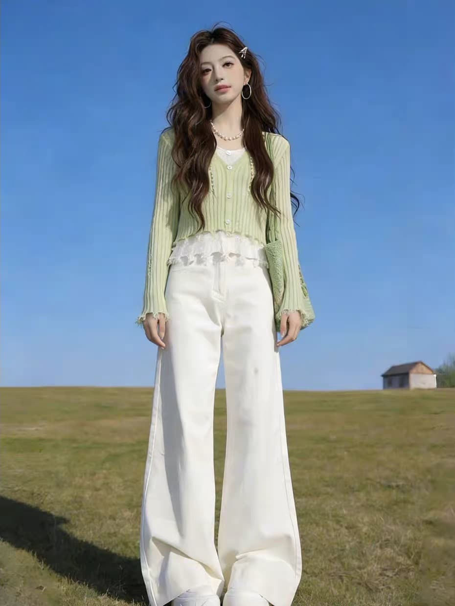 조기 초기 가을 코디 전체 집합 2026 소금 부서 튀김 거리 마이크로 지방 연령 감소 품격 착용 가져 가라. 한 바람 chic 세트 여성 상세 이미지 3