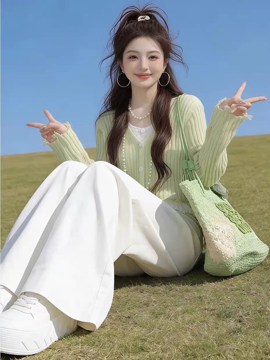 조기 초기 가을 코디 전체 집합 2026 소금 부서 튀김 거리 마이크로 지방 연령 감소 품격 착용 가져 가라. 한 바람 chic 세트 여성 상세 이미지 4