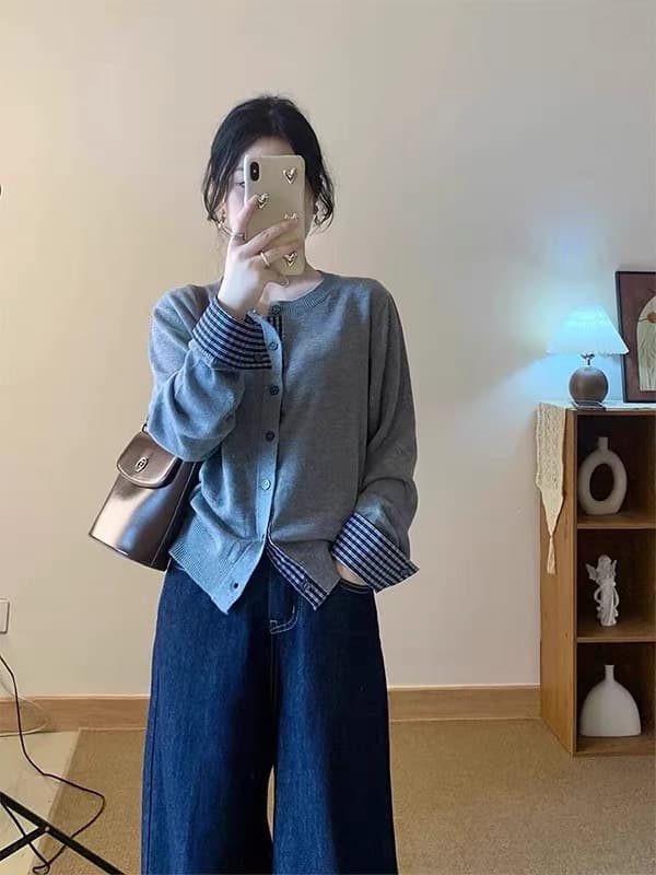 가을 2026 새로운 슈퍼 화재 착용 가져 가라. 전체 집합 순수한 하얀 달빛 달콤함 한 부서 고유 한 슈퍼 잘 생긴 세트 여성 상세 이미지 2