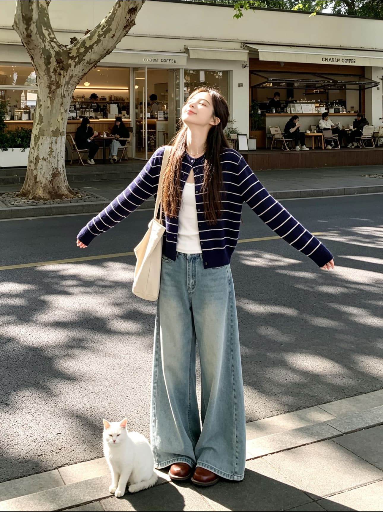 조기 초기 가을 2026 슈퍼 화재 연령 감소 한 부서 ootd 착용 가져 가라. 전체 집합 자이언트 잘 생긴 ~ 중 아름다운 투피스 슈트 여성 상세 이미지 1