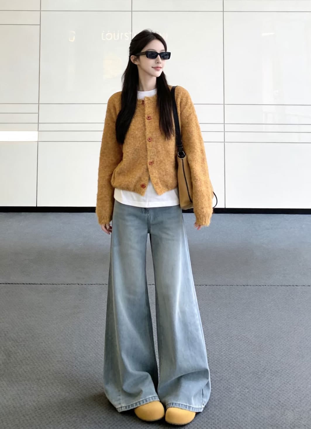 조기 초기 가을 2026 슈퍼 화재 연령 감소 한 부서 ootd 착용 가져 가라. 전체 집합 자이언트 잘 생긴 ~ 중 아름다운 세 조각 세트 여성 이미지 4