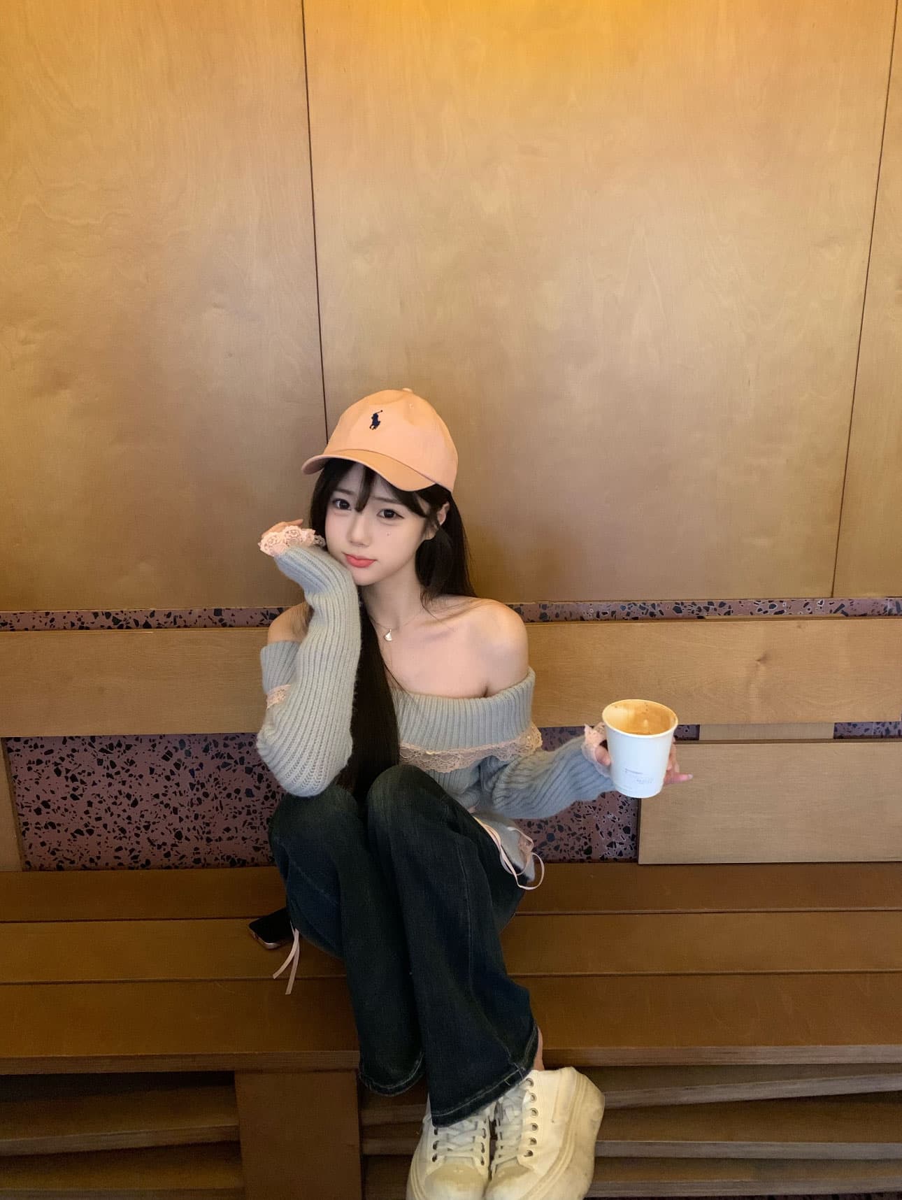 조기 초기 가을 2026 슈퍼 화재 연령 감소 한 부서 ootd 착용 가져 가라. 전체 집합 자이언트 잘 생긴 ~ 중 아름다운 투피스 슈트 여성 이미지 3