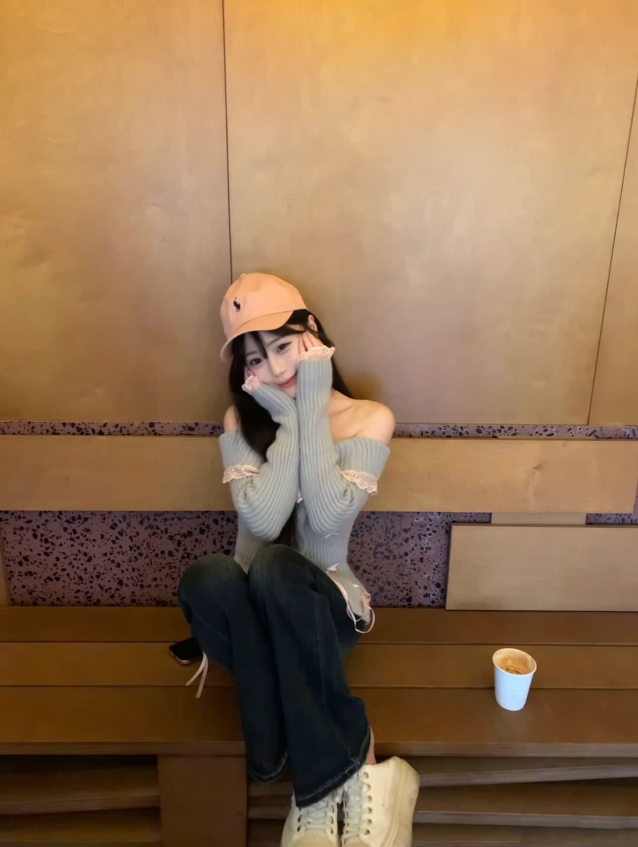 조기 초기 가을 2026 슈퍼 화재 연령 감소 한 부서 ootd 착용 가져 가라. 전체 집합 자이언트 잘 생긴 ~ 중 아름다운 투피스 슈트 여성 상세 이미지 1