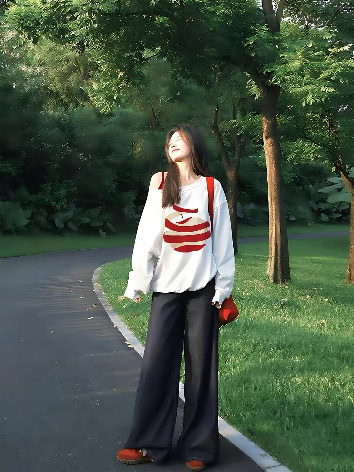 조기 가을 2026 슈퍼 화재 연령 감소 자이언트 잘 생긴 아름다운 아름다운 한 부서 전체 집합 ootd 착용 가져 가라. 투피스 슈트 여성 상세 이미지 5