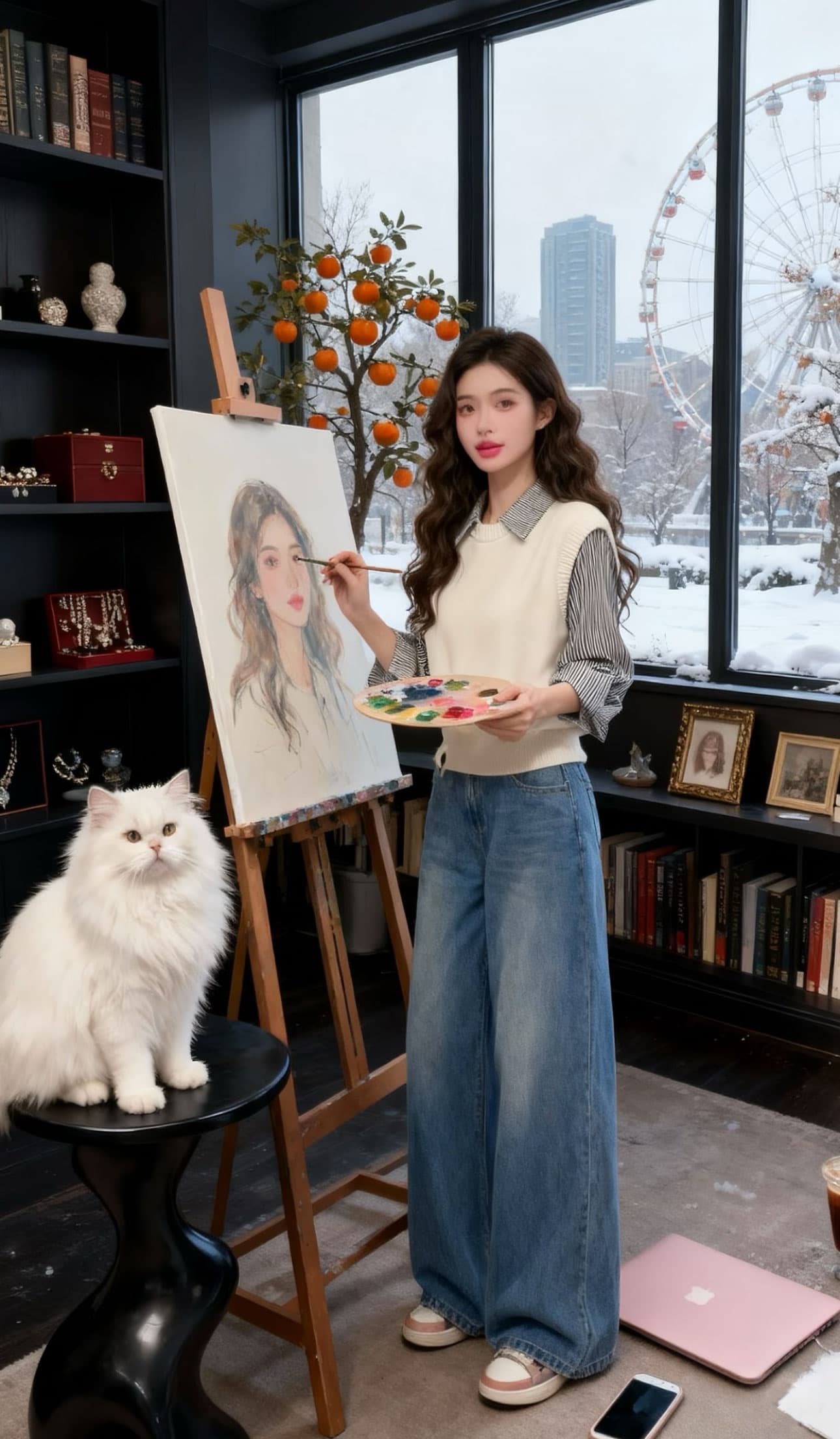 조기 가을 2026 슈퍼 화재 연령 감소 자이언트 잘 생긴 아름다운 아름다운 한 부서 전체 집합 ootd 착용 가져 가라. 투피스 슈트 여성 상세 이미지 3