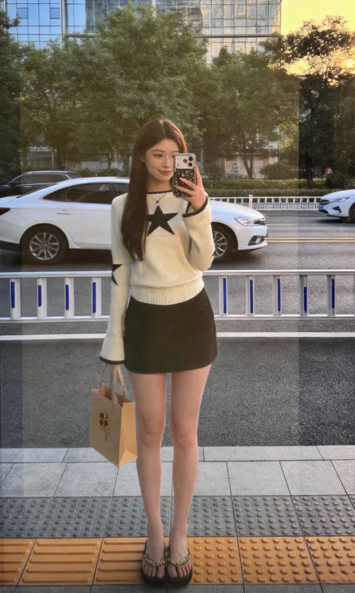 조기 가을 2026 슈퍼 화재 연령 감소 자이언트 잘 생긴 아름다운 아름다운 한 부서 전체 집합 ootd 착용 가져 가라. 투피스 슈트 여성 이미지 2