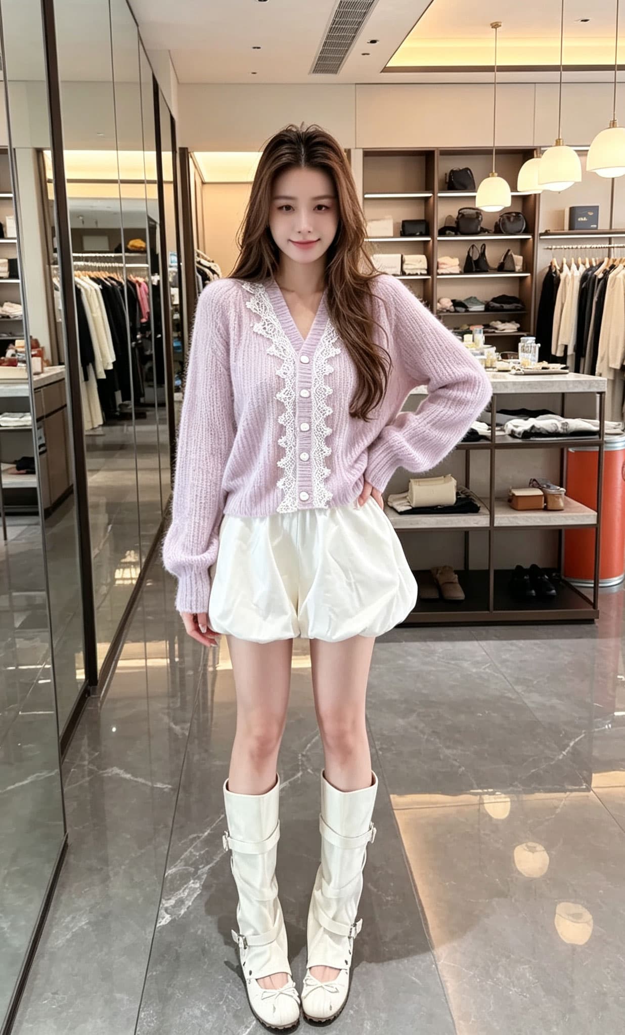 조기 가을 2026 슈퍼 화재 연령 감소 자이언트 잘 생긴 아름다운 아름다운 한 부서 전체 집합 ootd 착용 가져 가라. 투피스 슈트 여성 상세 이미지 1