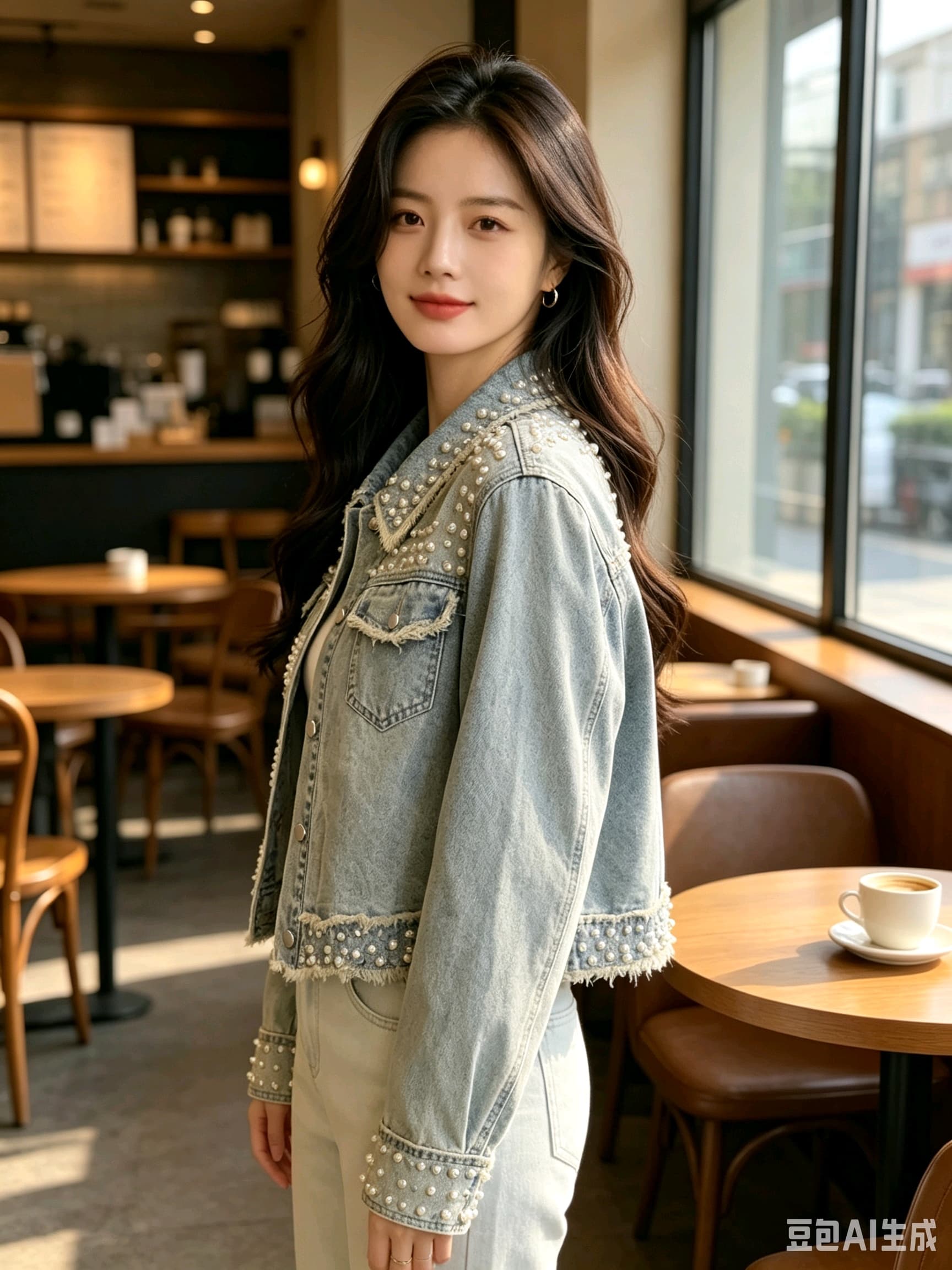 유럽 역 무거운 작업 데님 맨위 재킷 다용도 패션 거리 바람 상세 이미지 8