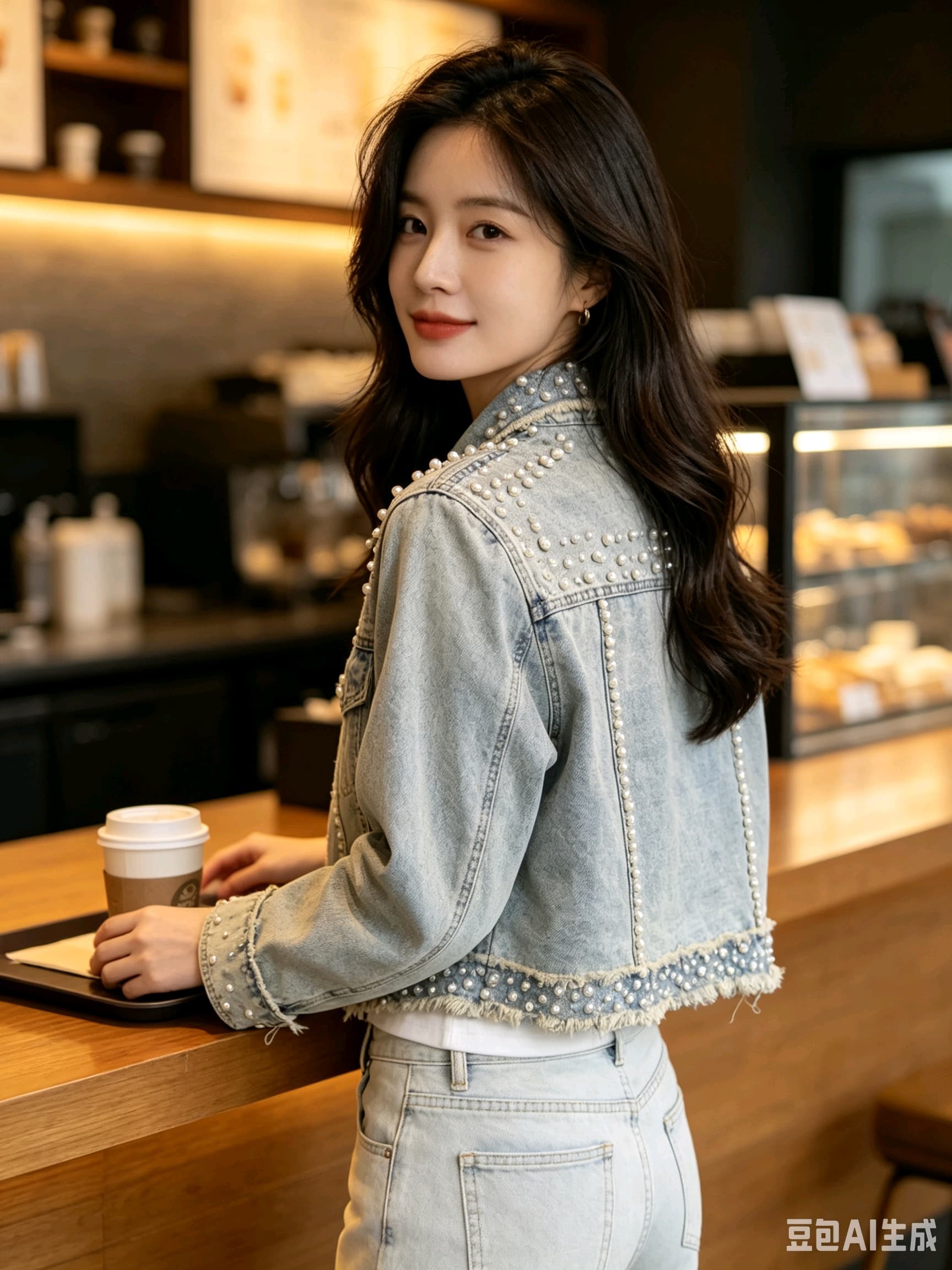 유럽 역 무거운 작업 데님 맨위 재킷 다용도 패션 거리 바람 상세 이미지 10