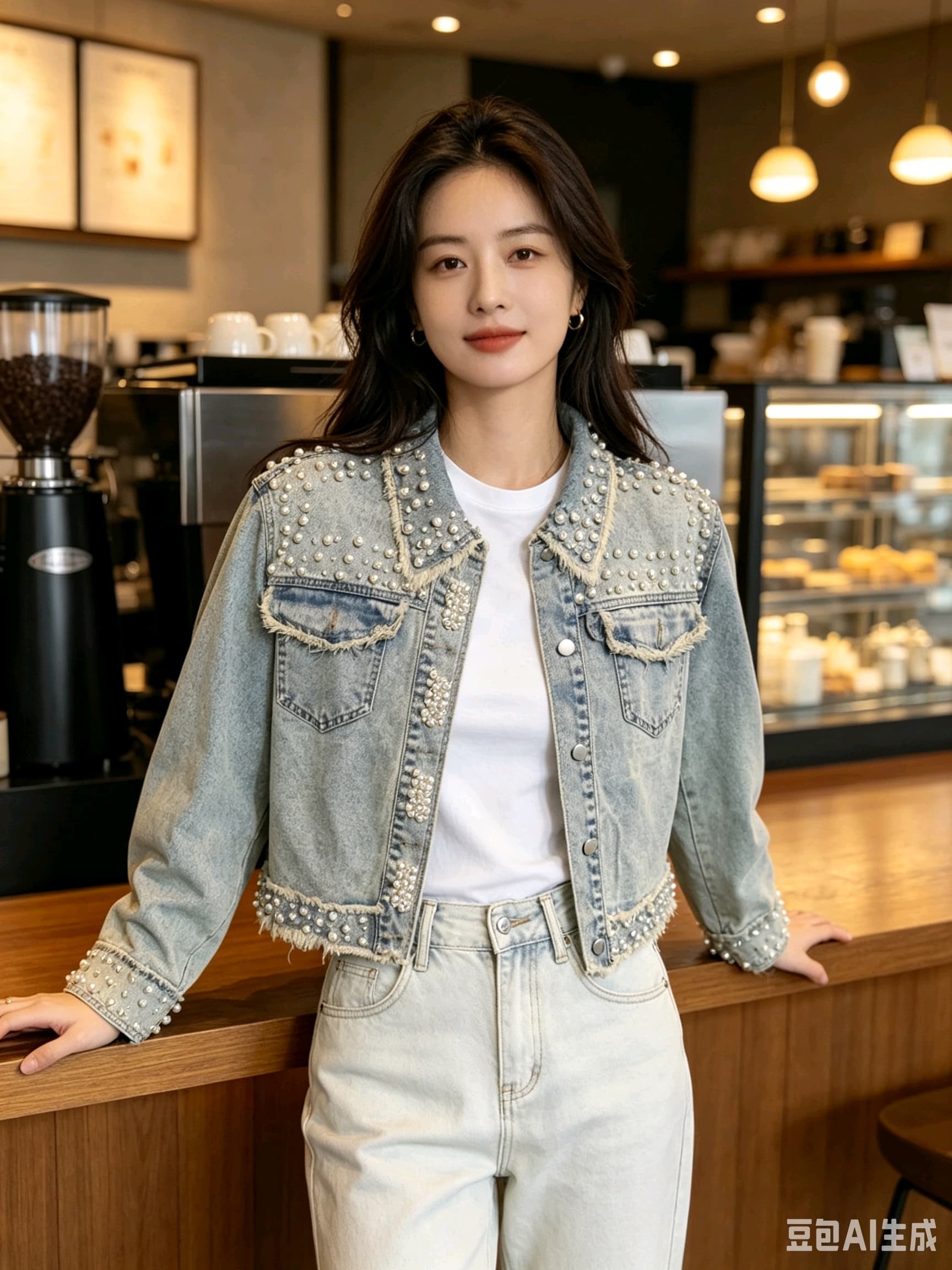 유럽 역 무거운 작업 데님 맨위 재킷 다용도 패션 거리 바람 상세 이미지 15