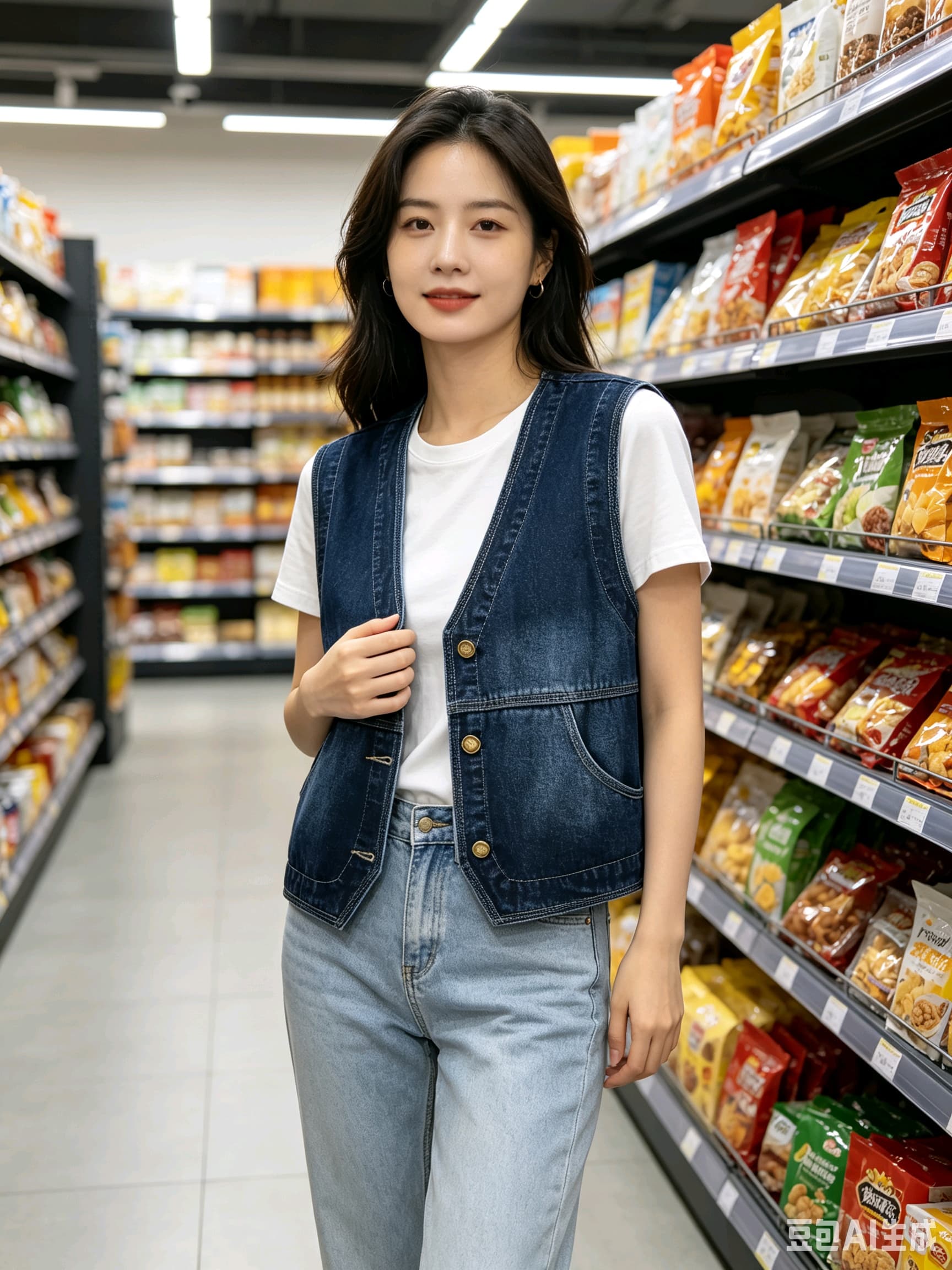 새로운 맨위 재킷 조끼 여자 패션 튜브 정보 루즈핏 핏 스타일 상세 이미지 9