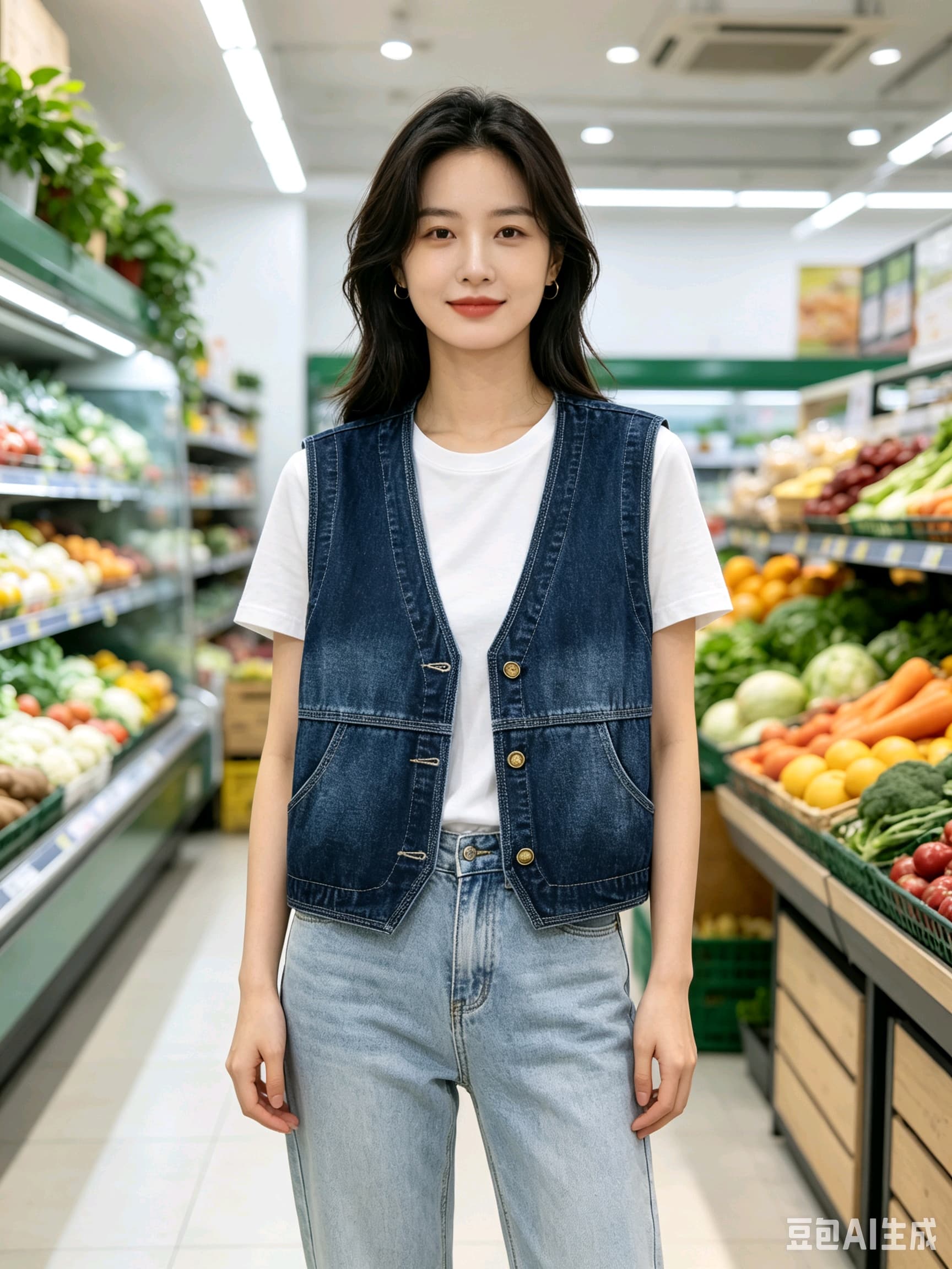 새로운 맨위 재킷 조끼 여자 패션 튜브 정보 루즈핏 핏 스타일 상세 이미지 10