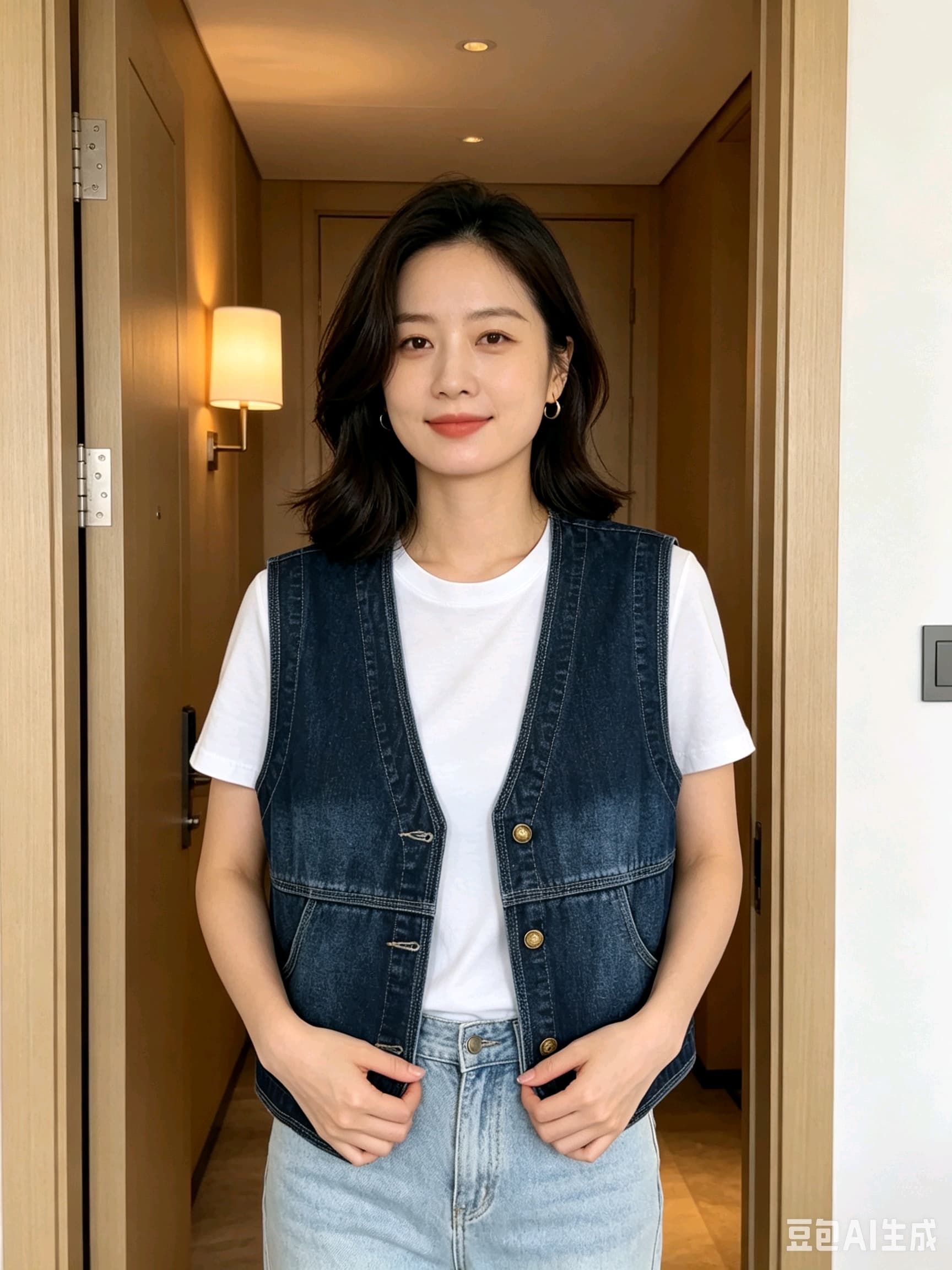 새로운 맨위 재킷 조끼 여자 패션 튜브 정보 루즈핏 핏 스타일 상세 이미지 20