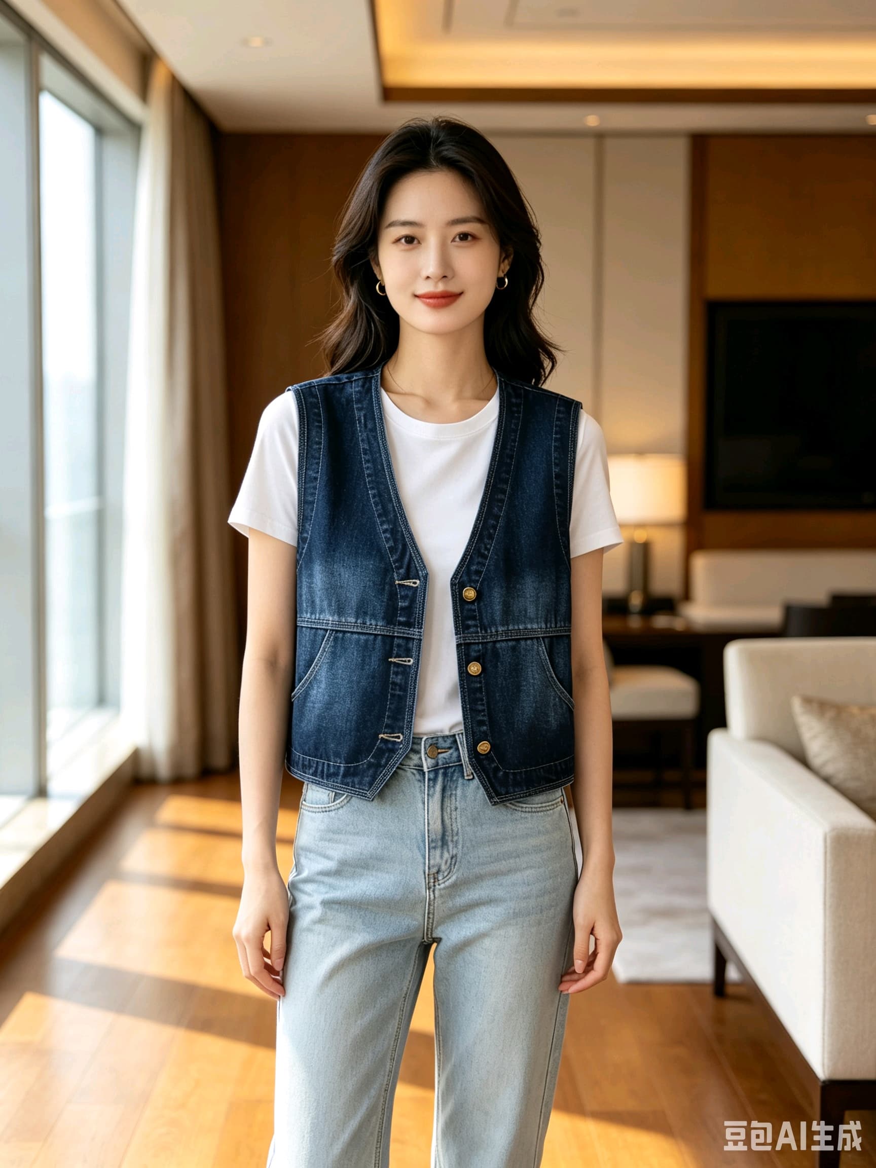 새로운 맨위 재킷 조끼 여자 패션 튜브 정보 루즈핏 핏 스타일 상세 이미지 25