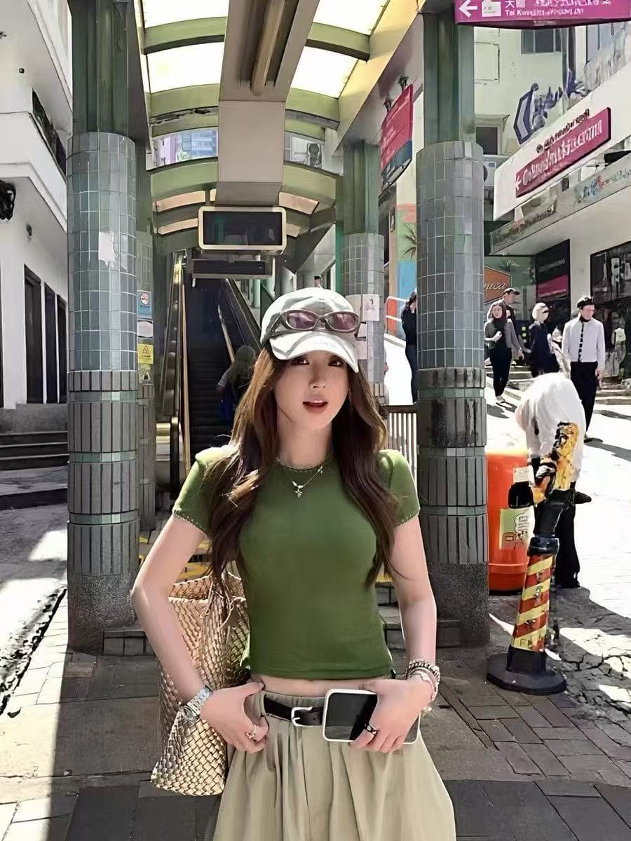 새로운 한국 스타일 패션 몸매 가꾸기 맨위 허리밴드 핀치 Pleat 더블 색상 모통이 칼 와이드 레그 팬츠 벨트 3 세트 상세 이미지 4