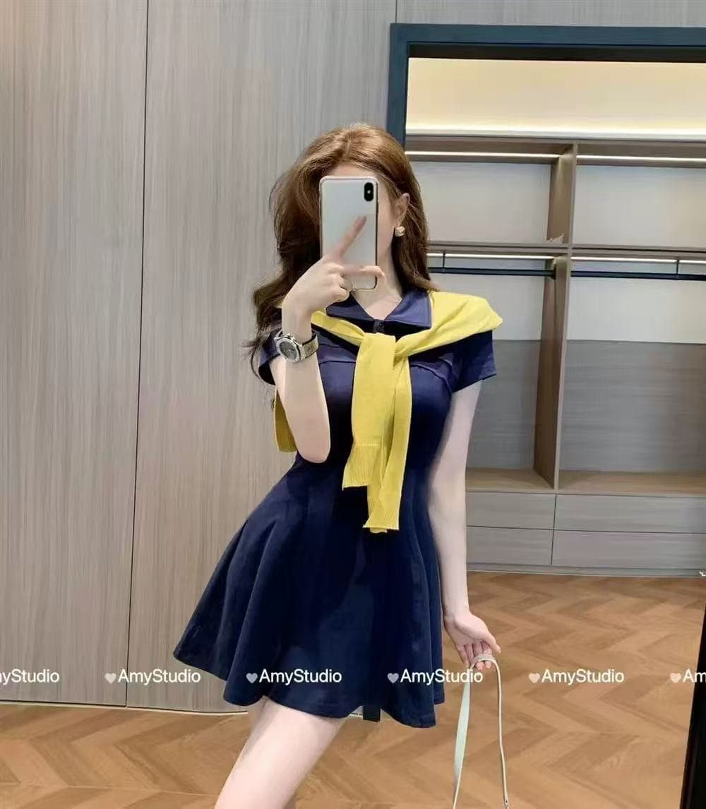 새로운 한국 스타일 패션 허리 수축 연령 감소 몸매 가꾸기 피 어깨끈 허리밴드 안전 바지 드레스 3 세트 이미지 5