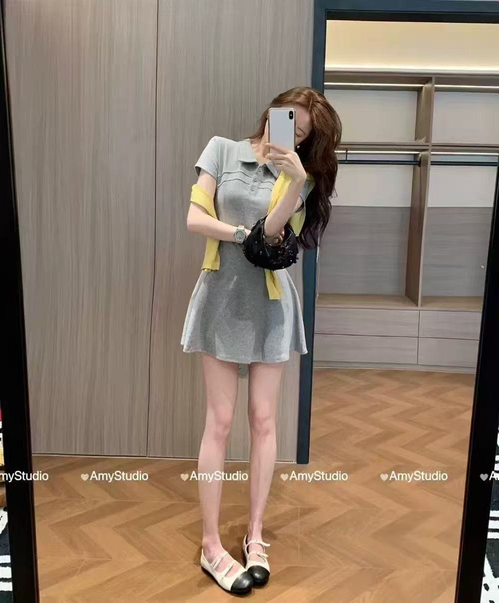 새로운 한국 스타일 패션 허리 수축 연령 감소 몸매 가꾸기 피 어깨끈 허리밴드 안전 바지 드레스 3 세트 상세 이미지 6