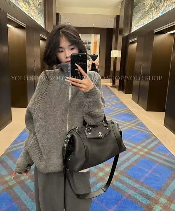 새로운 한국 스타일 패션 미니멀리즘 터틀넥 스웨터 티셔츠 허리밴드 캐주얼 운동 바지 3종 세트 이미지 4