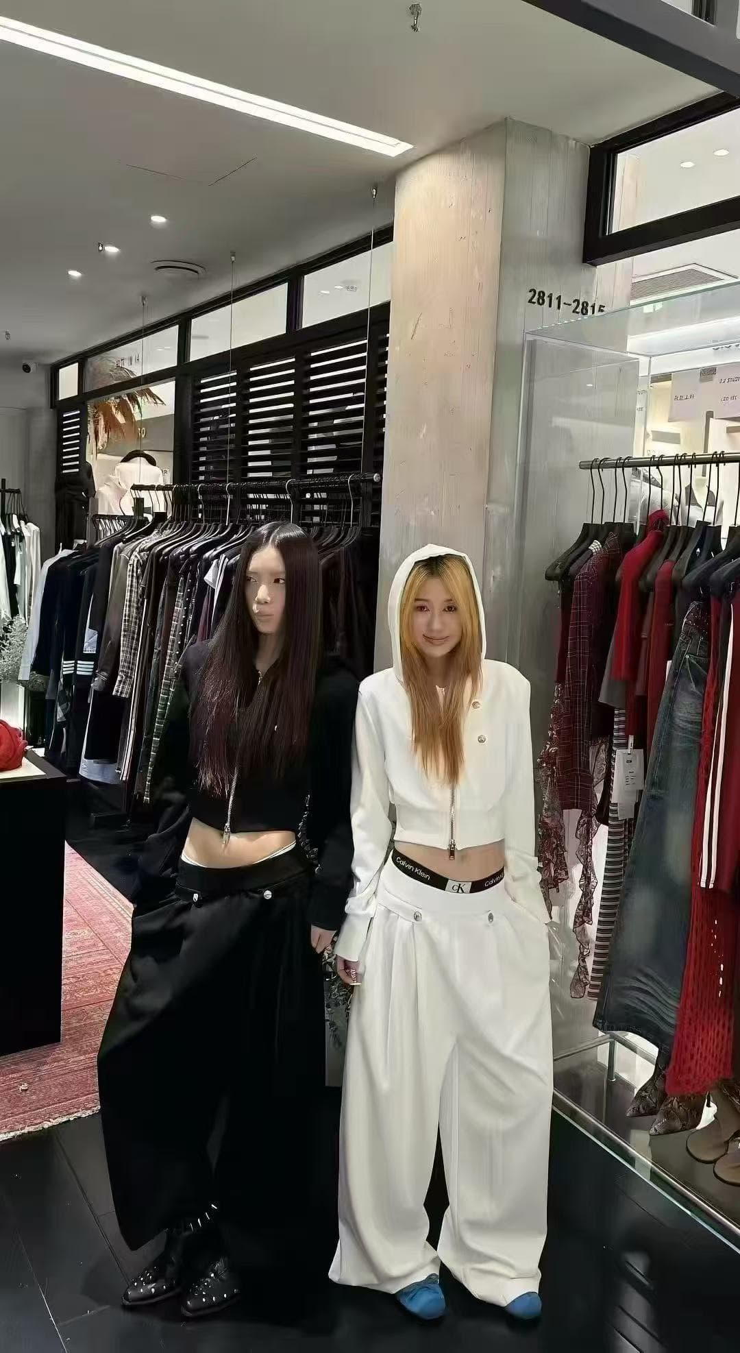 새로운 패션 품격 느긋한 바람 나폴레옹 쇼트 스타일 후드 오픈 가디건 허리밴드 캐주얼 와이드 레그 팬츠 세트 이미지 4