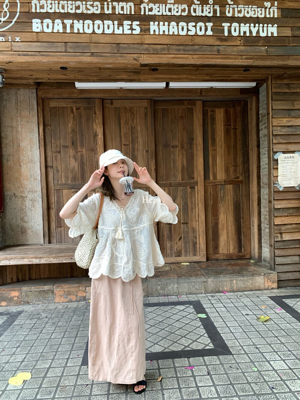 여름 켜기 새로운 hers 한국 스타일 미니멀리즘 레트로 출퇴근 반신 스커트 슬림해 보이는 일상 다용도 아마 펌프 로프 a 치마 이미지 5