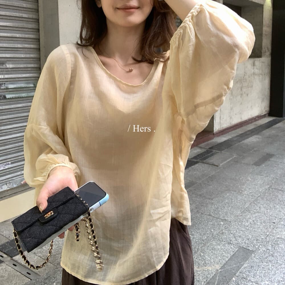 여름 켜기 새로운 hers 한국 스타일 미니멀리즘 일본식 출퇴근 레트로 편안함 100 라미 작은 셔츠 캐주얼 다용도 맨위 이미지 6