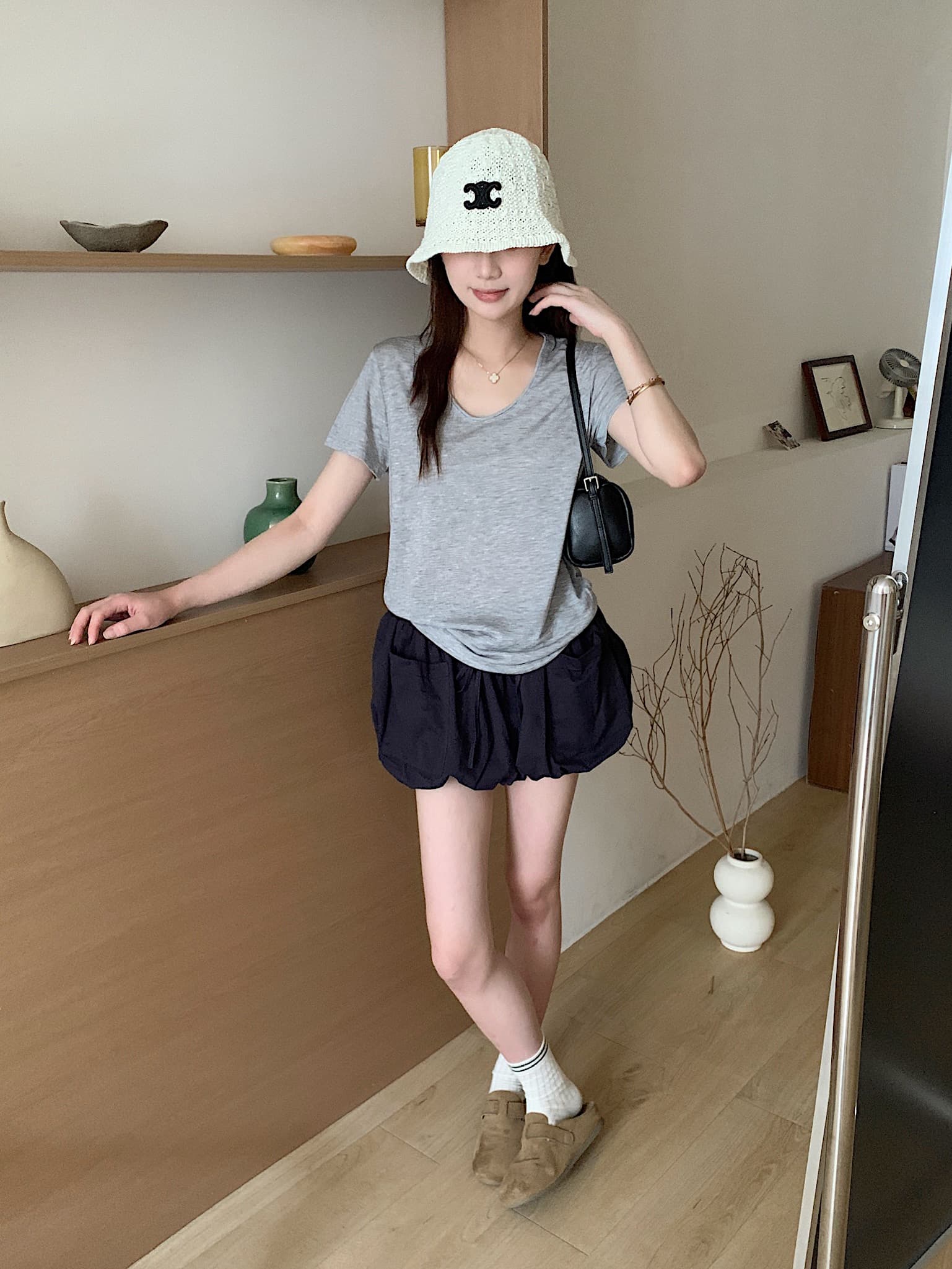 실사 여름 켜기 새로운 편안함 라이 경기 서울 얼음 센스 가면 단색 반팔 티셔츠 한국 스타일 캐주얼 슬림해 보이는 질감 맨위 상세 이미지 27