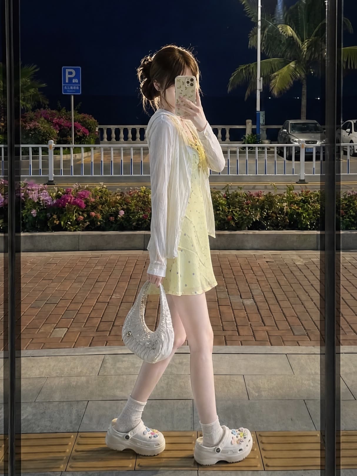 실사 재고 있음 휴가 바람 레이스 여성 드레스 2026 여름 새로운 마이크로 꽃무늬 슬립 치마 투피스 세트 상세 이미지 2