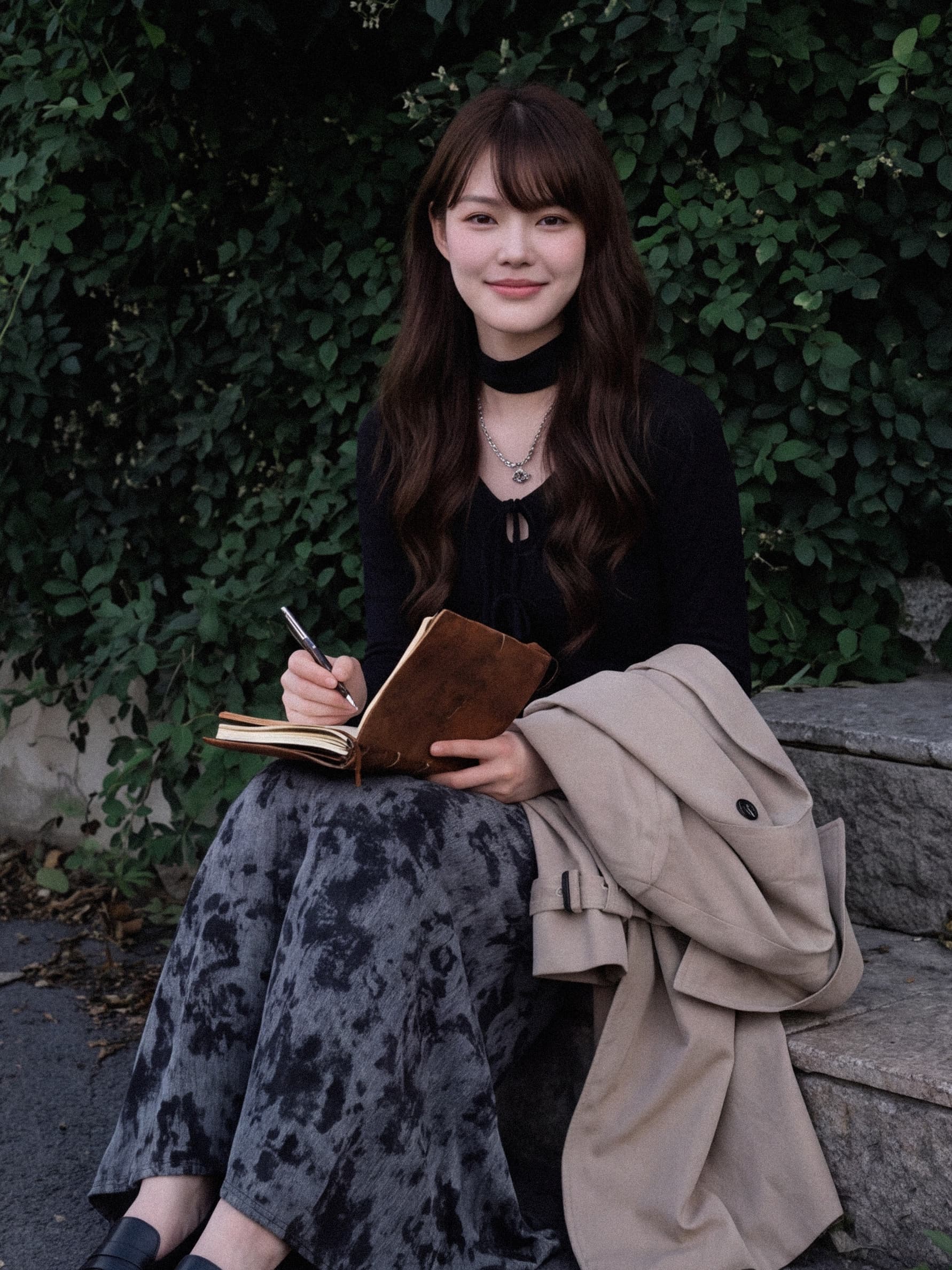 실사 재고 있음 서리가 내린 부서 검정색 새로운 중식 이른 봄 착용 가져 가라. 전체 집합 레트로 맨위 홀치기 염색 인어 꼬리 반신 상세 이미지 7