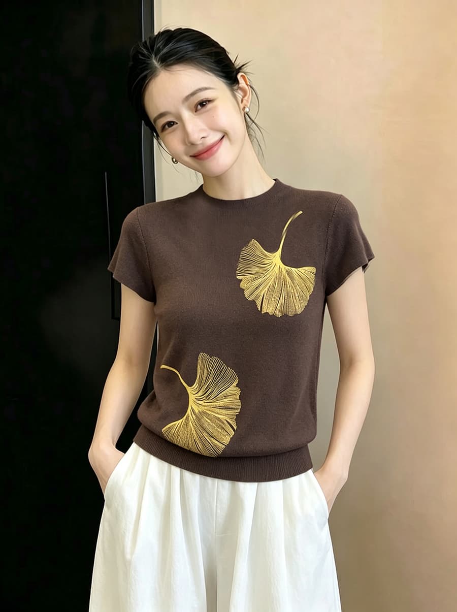 높은 품질 검정색 프린트 민소매 맨위 여성 가을 새로운 몸매 가꾸기 슬림해 보이는 다용도 세련된 디자인 센스 여성 의류 상세 이미지 12