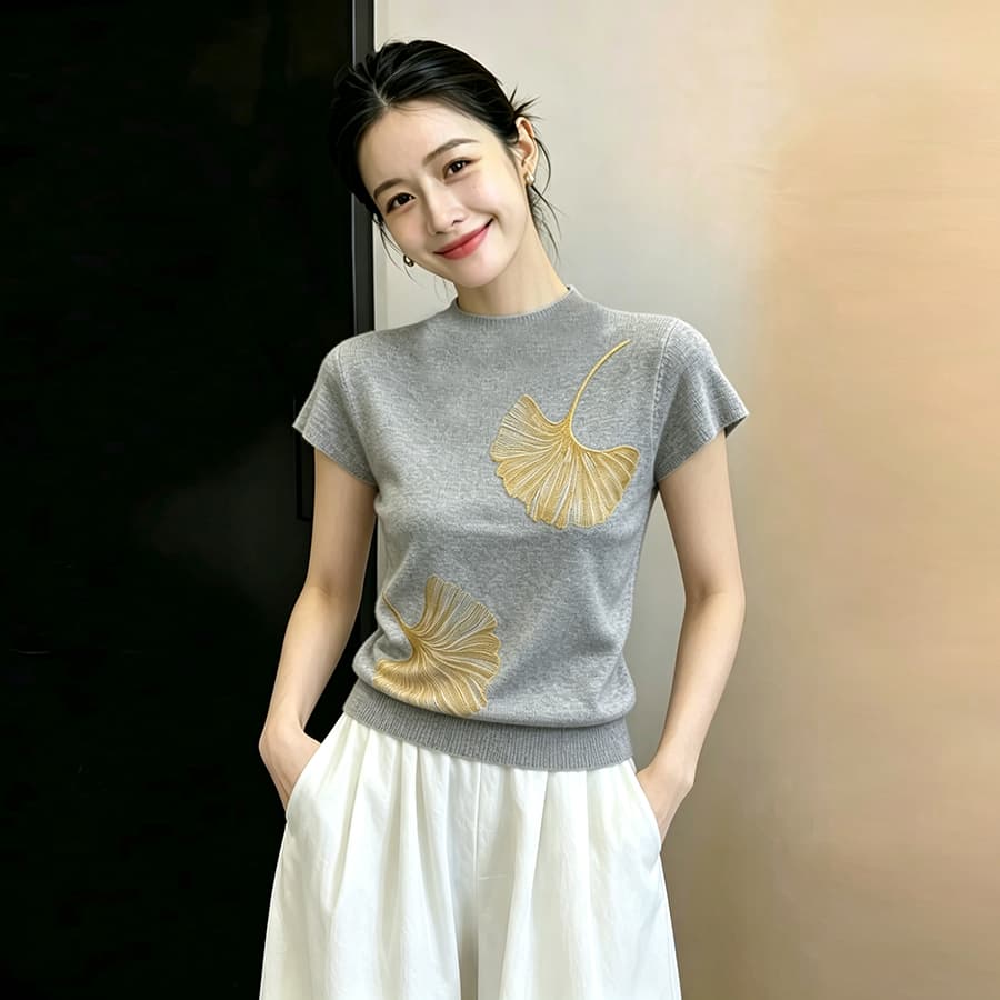 높은 품질 검정색 프린트 민소매 맨위 여성 가을 새로운 몸매 가꾸기 슬림해 보이는 다용도 세련된 디자인 센스 여성 의류 이미지 4