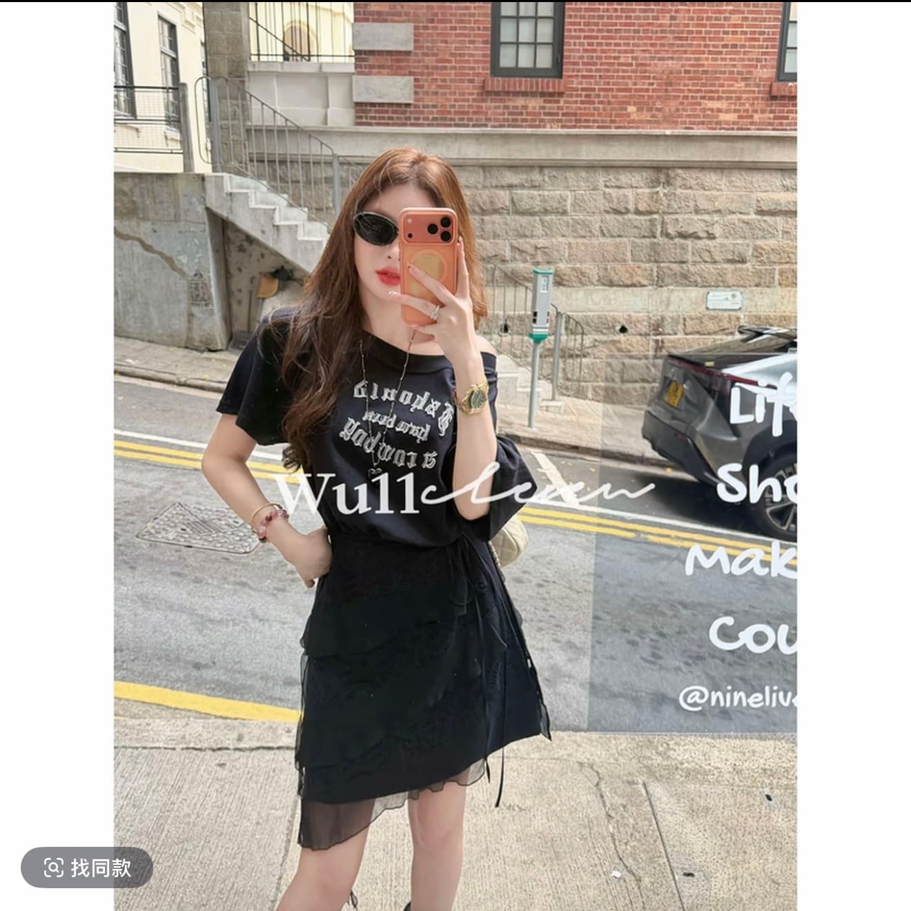 wu11 라이 경기 서울 느긋한 바람 한푸 비스듬한 어깨 드레스 랩스커트팬츠 패션 투피스 세트 상세 이미지 4