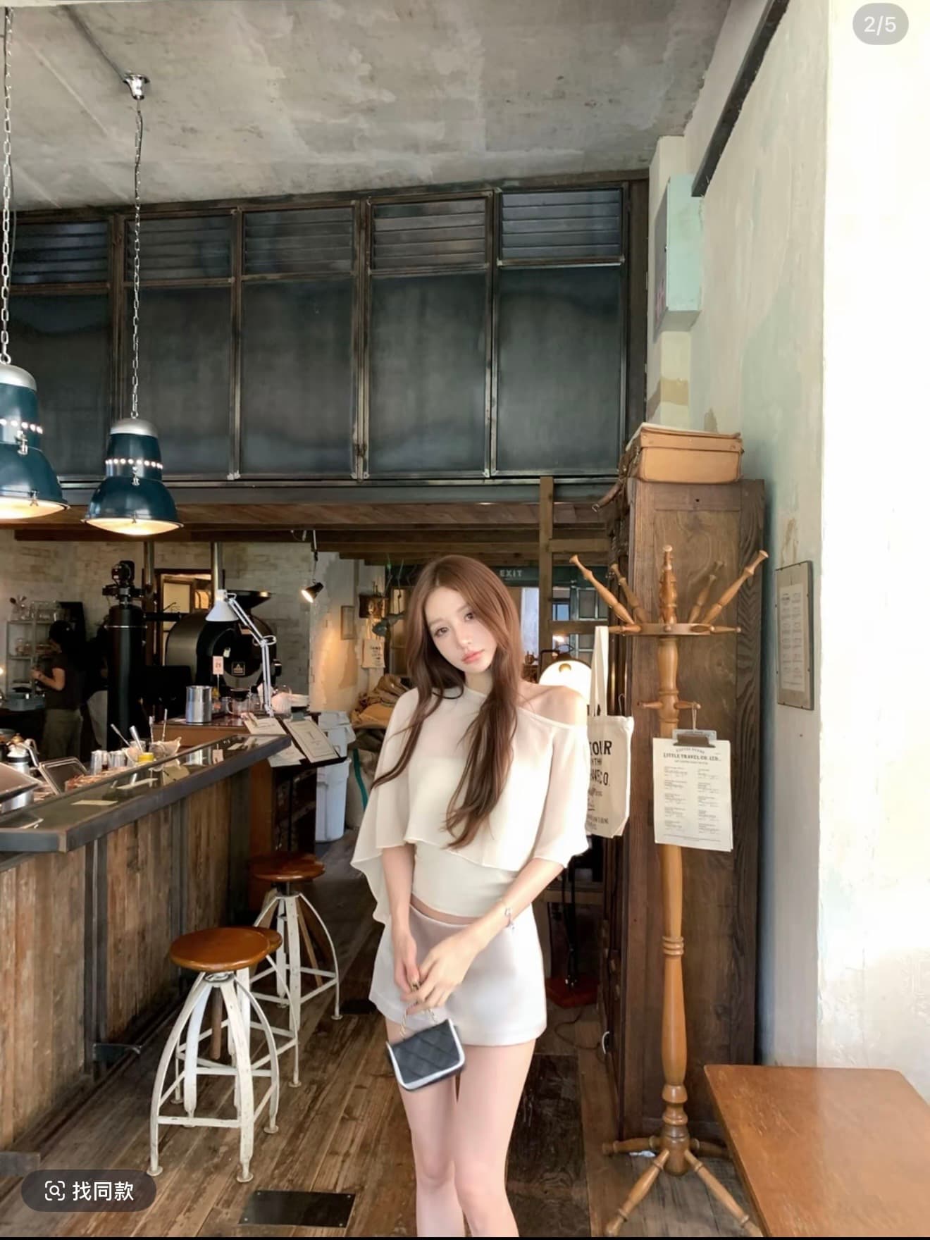 여덟 표지 pinky piggy 남자 루오 향기로운 분위기 여름 분위기 센스 튜브탑 망토 숄 아세트산 반 스커트 세트 상세 이미지 4