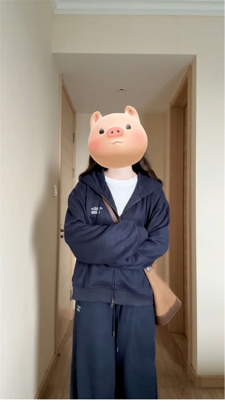 얇은 스타일 털이 있는 봄 가을 새로운 오픈 가디건 후드 티 스웨터 세트 여자 학생 루즈핏 다용도 투피스 세트 상세 이미지 12