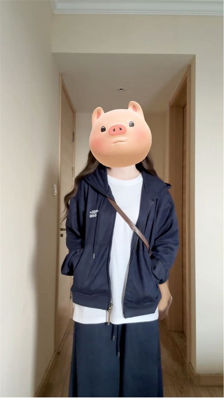 얇은 스타일 털이 있는 봄 가을 새로운 오픈 가디건 후드 티 스웨터 세트 여자 학생 루즈핏 다용도 투피스 세트 상세 이미지 16