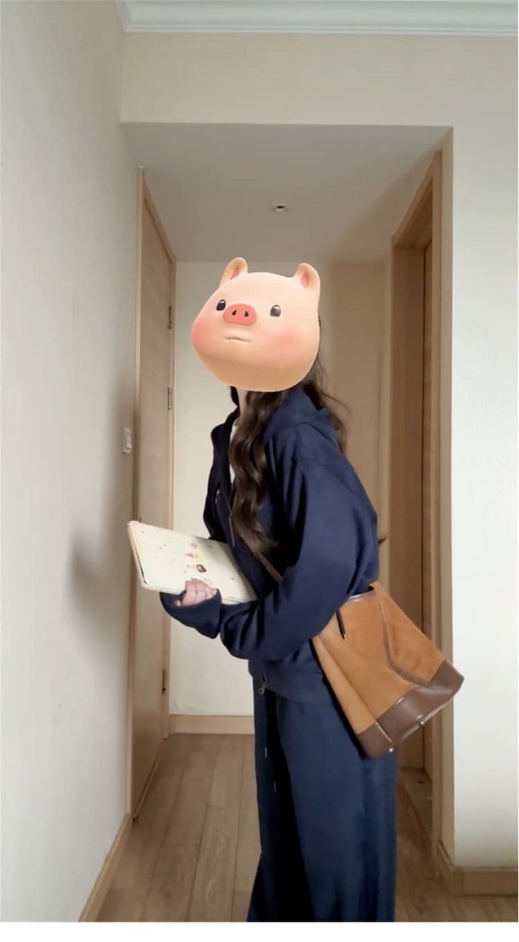 얇은 스타일 털이 있는 봄 가을 새로운 오픈 가디건 후드 티 스웨터 세트 여자 학생 루즈핏 다용도 투피스 세트 상세 이미지 17