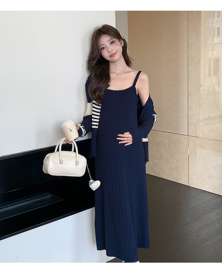 2026 가을 새로운 니트 재킷 드레스 투피스 슈트 상세 이미지 20
