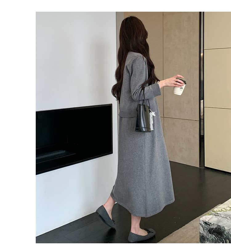 2026 가을 새로운 한국 스타일 게으른 착용 가져 가라. 투피스 세트 상세 이미지 30