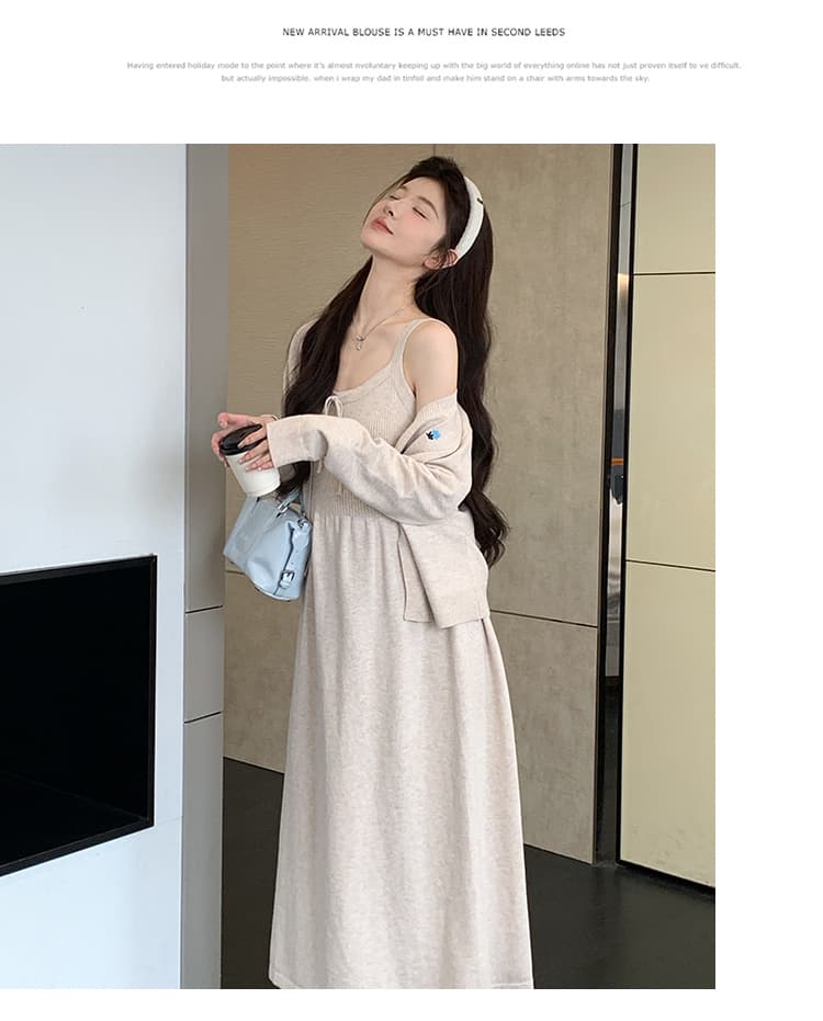 2026 가을 새로운 한국 스타일 게으른 착용 가져 가라. 투피스 세트 상세 이미지 42