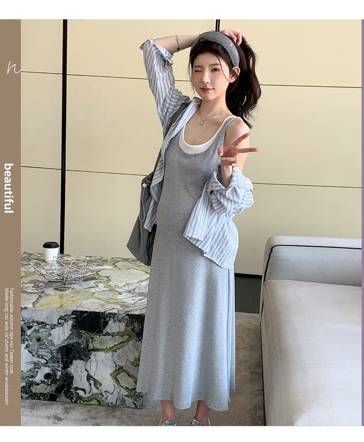 2026 가을 새로운 느긋한 게으른 착용 가져 가라. 투피스 세트 상세 이미지 6