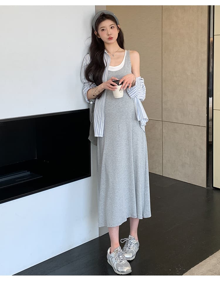 2026 가을 새로운 느긋한 게으른 착용 가져 가라. 투피스 세트 상세 이미지 23